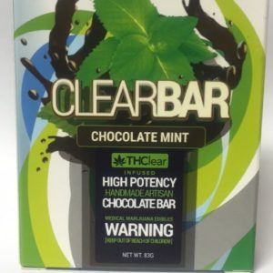 THC Clear Bar "Mint Dark Chocolate" 500mg