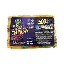 THC Clear Cereal Bar- Crunchy Caps 500mg