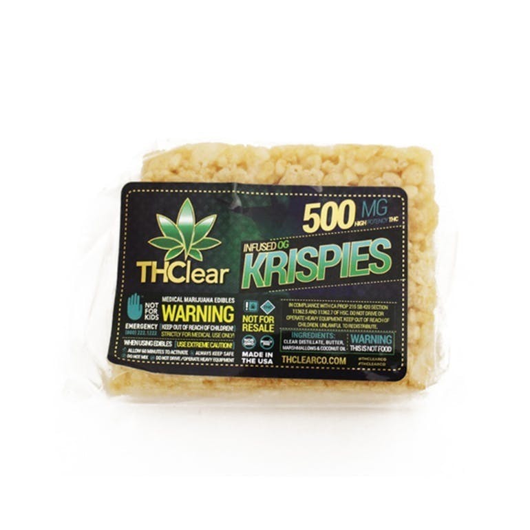 THC Clear Krispy- Original 500MG