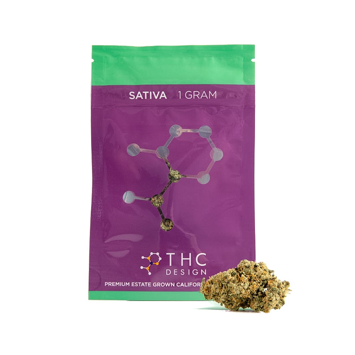 THC Design Premium Single Gram Pouches - Sativa