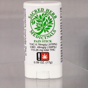 THC Pain Stick by Sacred Herb Medicinals