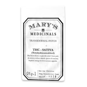 THC - Sativa Transdermal Patch, 20mg - MED