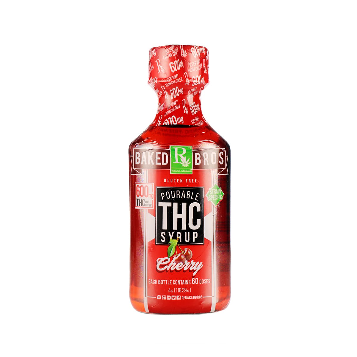 THC Syrup Cherry 600mg