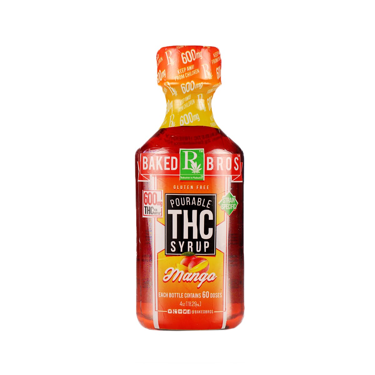 THC Syrup Mango 600mg