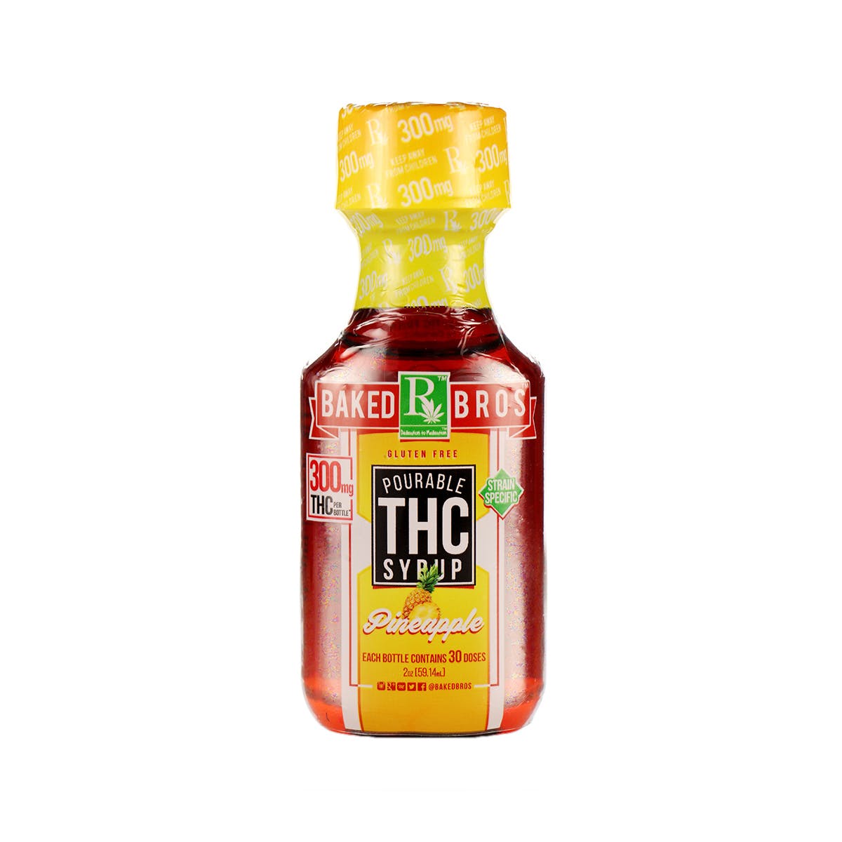 THC Syrup Pineapple 300mg
