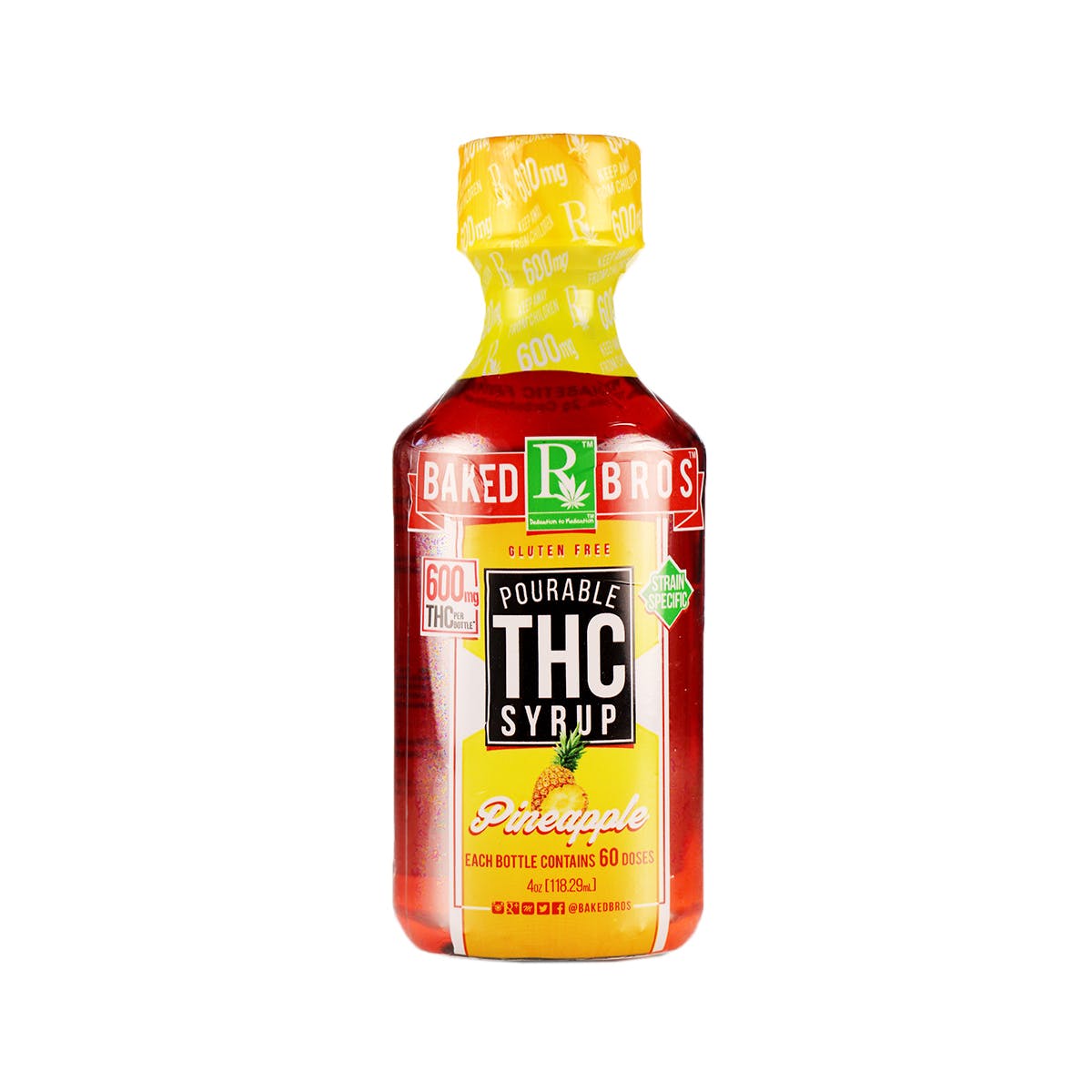 THC Syrup Pineapple 600mg