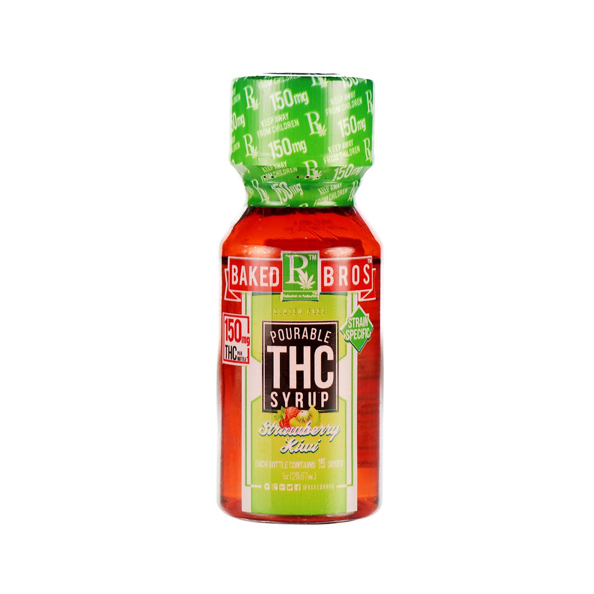 THC Syrup Strawberry Kiwi 150mg