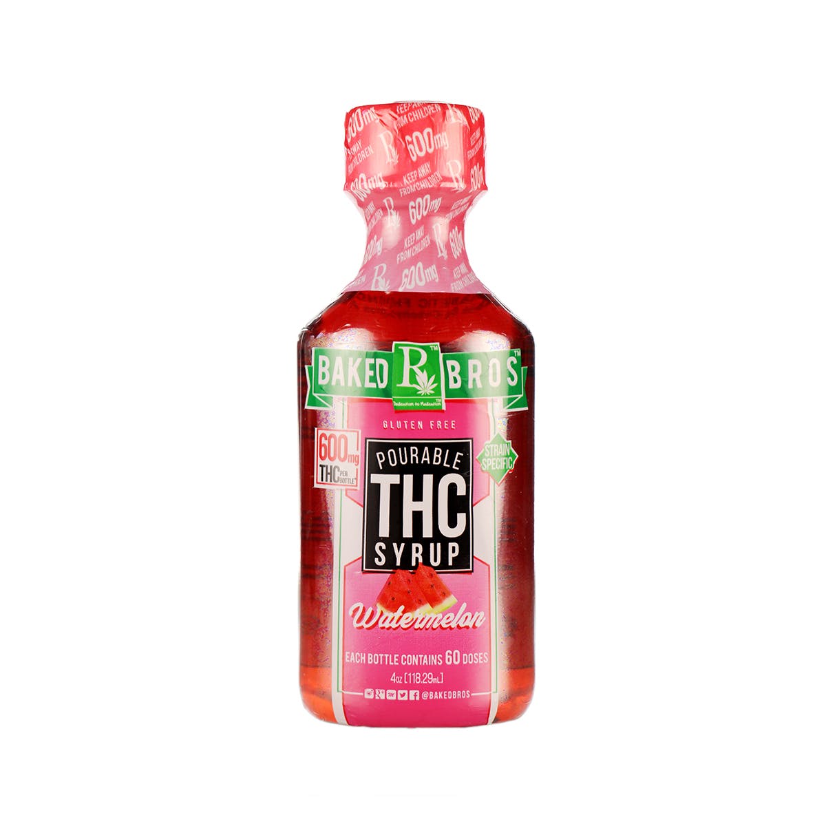 THC Syrup Watermelon 600mg