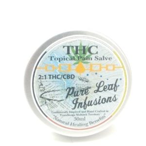 THC Topical Pain Salve Pure leaf infusions 2:1 30ml