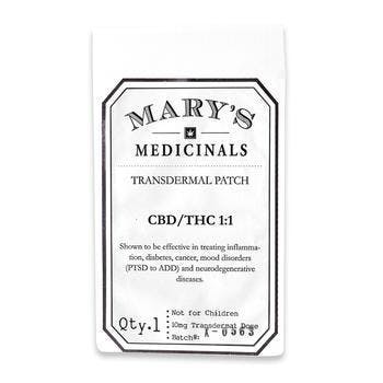 THC/CBD Transdermal Patch | Mary's Medicinals