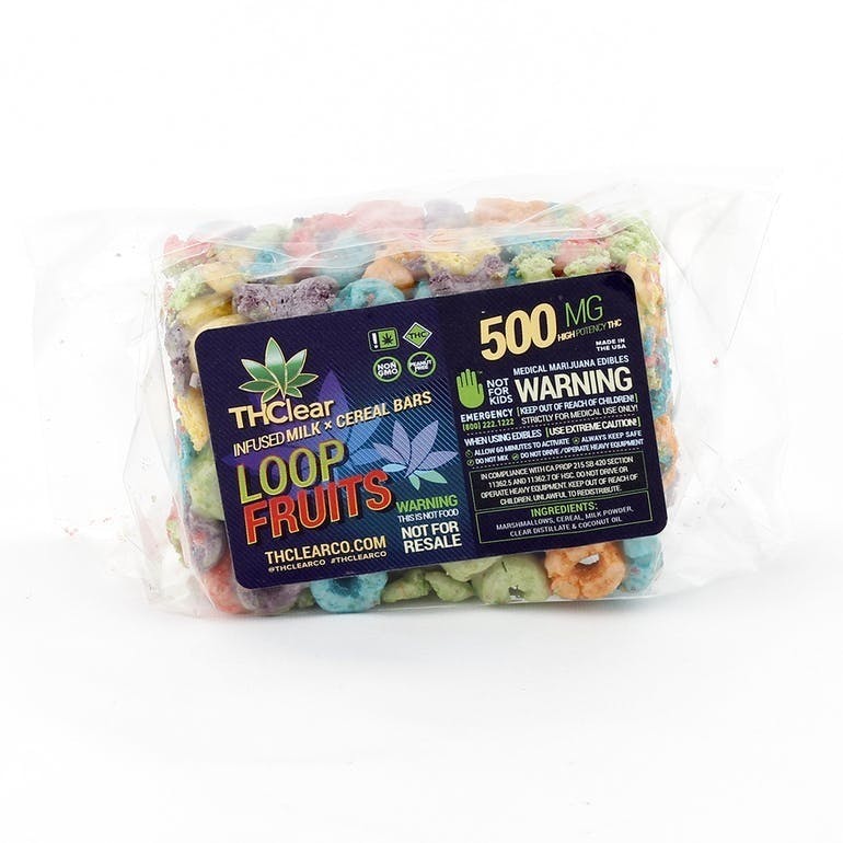 Thclear 500mg Loop Fruits Cereal Bar