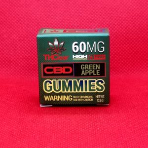 THClear CBD Gummies - Greenapple *60MG