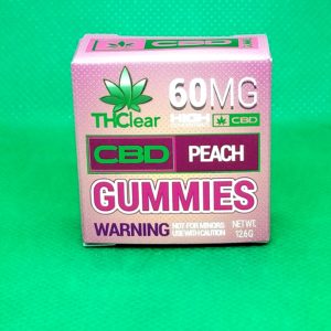 THClear CBD Gummies - Peach *60MG