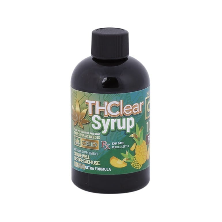 Thclear: CBD Pineapple Syrup 100mg