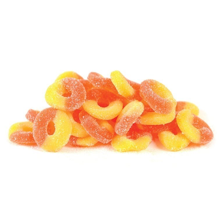 The Cannabis Candy Co. Indica Peach Rings 300mg