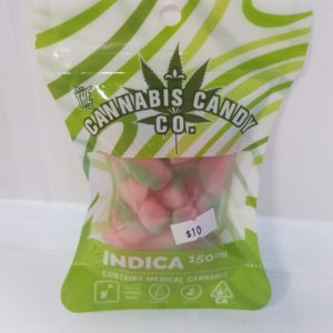 The Cannabis Candy Co: Watermelons 150mg (Indica)