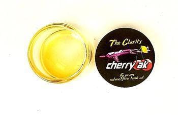 THE CLARITY CHERRY AK HASH OIL (2 FOR 30)