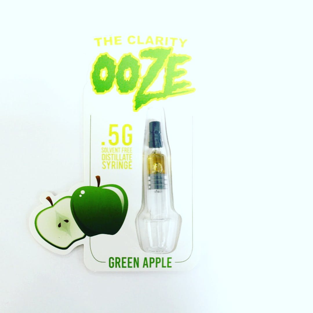 THE CLARITY SOLVENT FREE HASH OIL .5 | GREEN APPLE