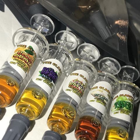 THE CLARITY SOLVENT FREE HASH OIL BLOOD ORANGE