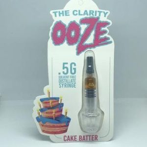 THE CLARITY SOLVENT FREE HASH OIL CAKE BATTER .5G