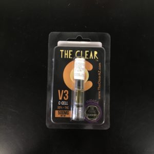 The Clear V3 Blueberry 500mg Cartridge