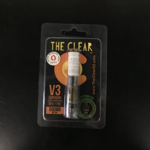 The Clear V3 Lemon Lime 500mg Cartridge