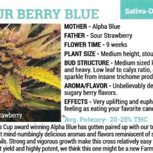 The Farm - Sour Berry Blue | x6 Seeds