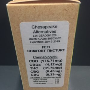 The Feel Collection: 2:1 Comfort CBD Tincture