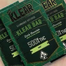 The Klear Bar-Mint Dark Chocolate 500mg