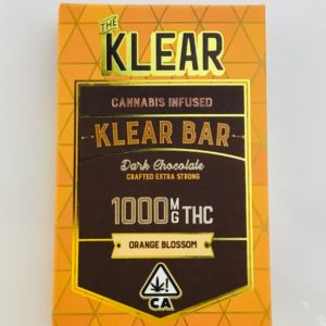 The Klear Bar - Orange Blossom Chocolate 1000mg.