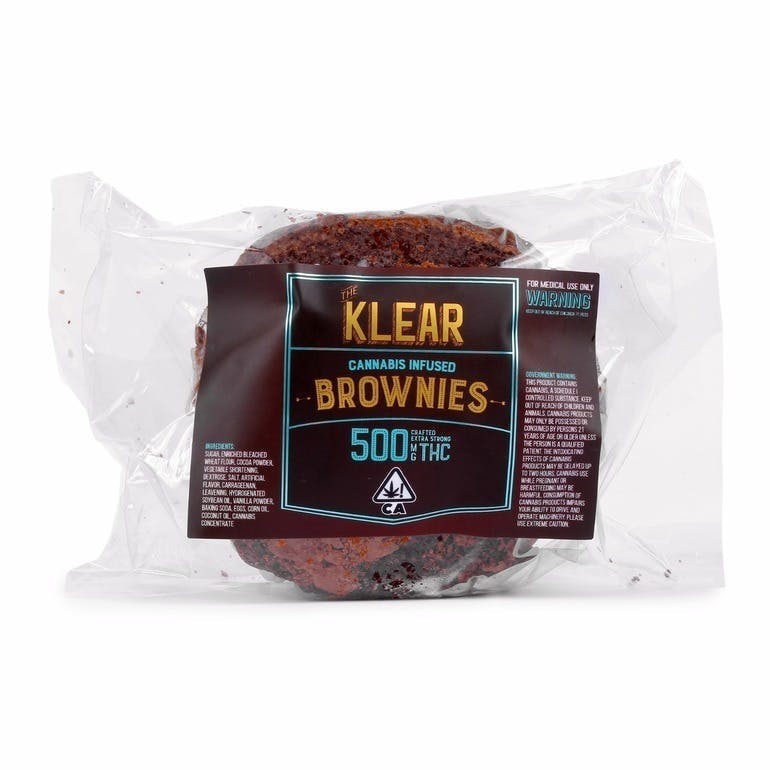 The Klear Brownie 500mg