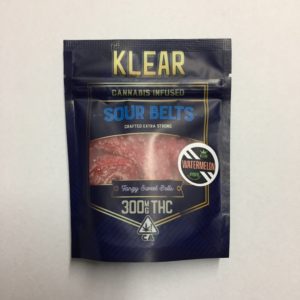 The Klear Sour Belts 300 mg - Juicy Watermelon