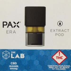 The Lab 1:1 CBD/THC 500 MG Pax Era Budder Pods