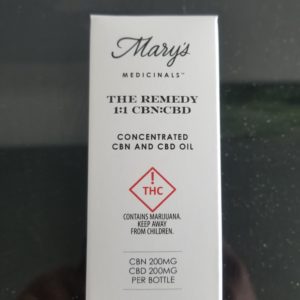 The Remedy by Mary's Medicinals - CBN/CBD 1:1 Tincture