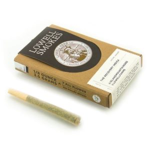 The Siesta Indica Blend 7g Joint Pack by Lowell Farms