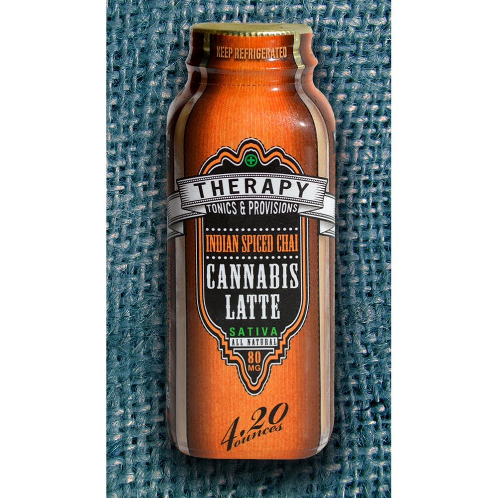 Therapy Tonics and Provisions Cannabis Latte 100mg, 4.2 Oz
