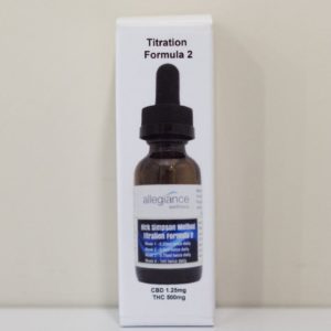 Titration Formula 2 THC - 500mg THC - Allegiance Wellness