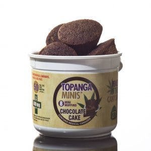 TOPANGA | Chocolate Cake Mini Muffins 100mg THC