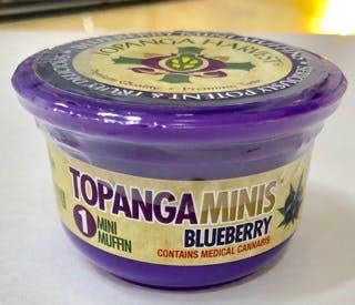 Topanga Minis- 1 blueberry muffin