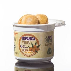 TOPANGA | Salted Caramel Mini Muffins 100mg THC