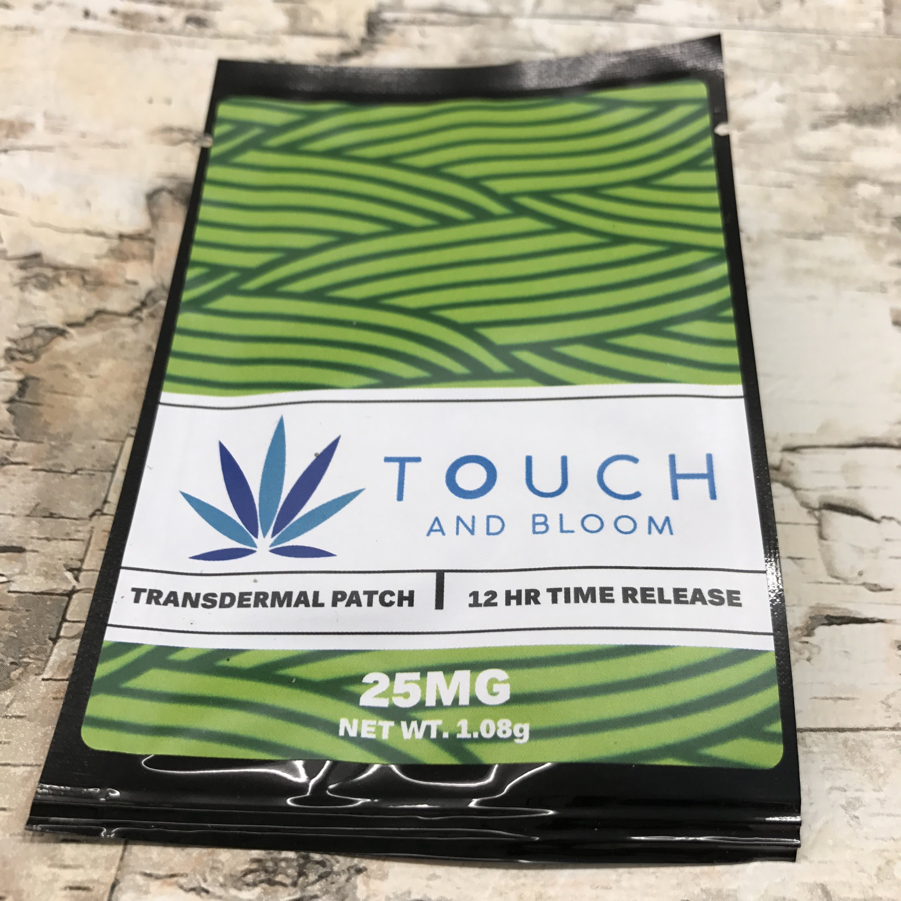 Touch and Bloom Transdermal Patch; 25mg