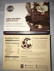 Triple Chocolate Brownie 500mg THC