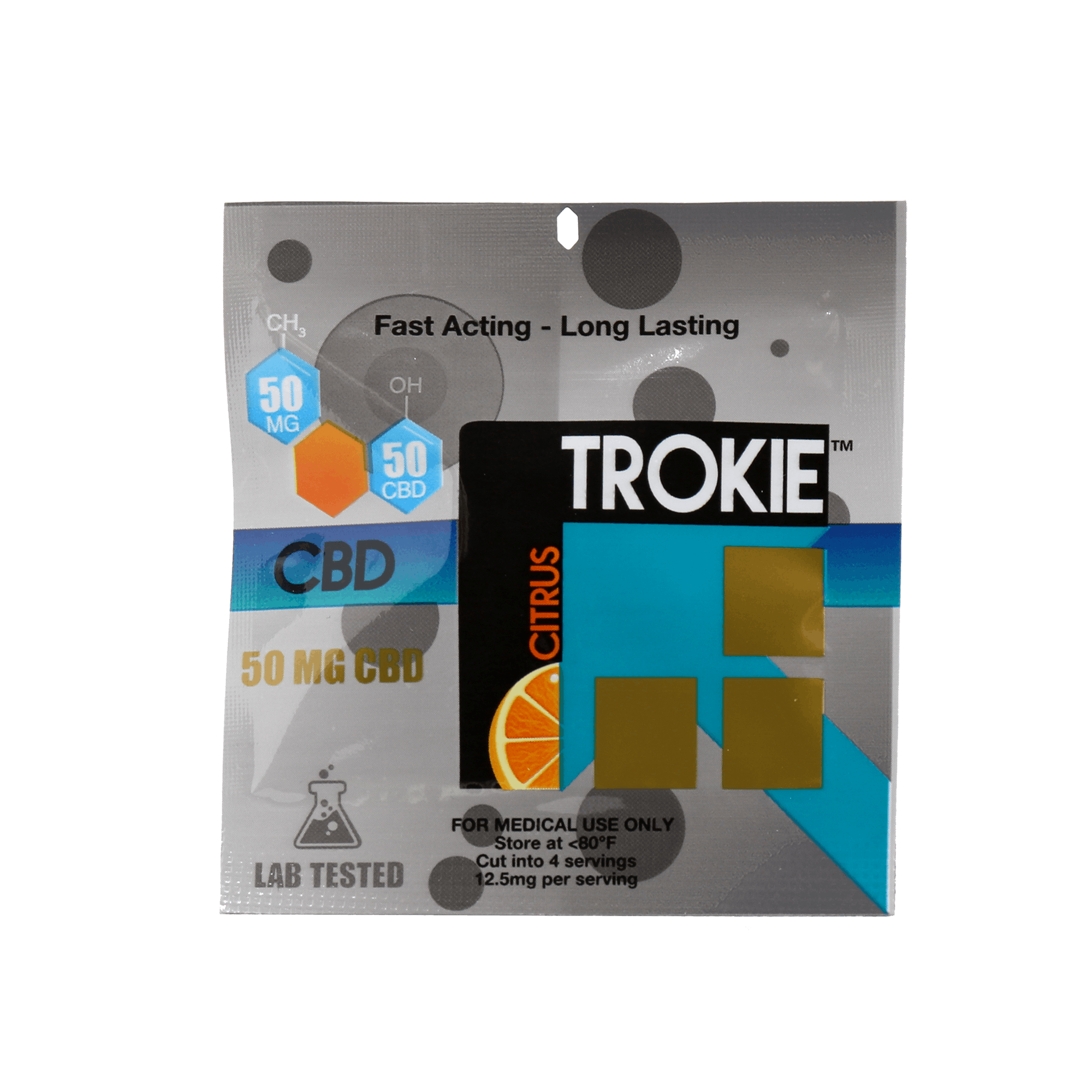 Trokie - 50mg CBD Citrus/Orange (Lozenge)