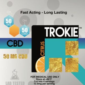 Trokie Lozenge, Pure CBD 50 mg