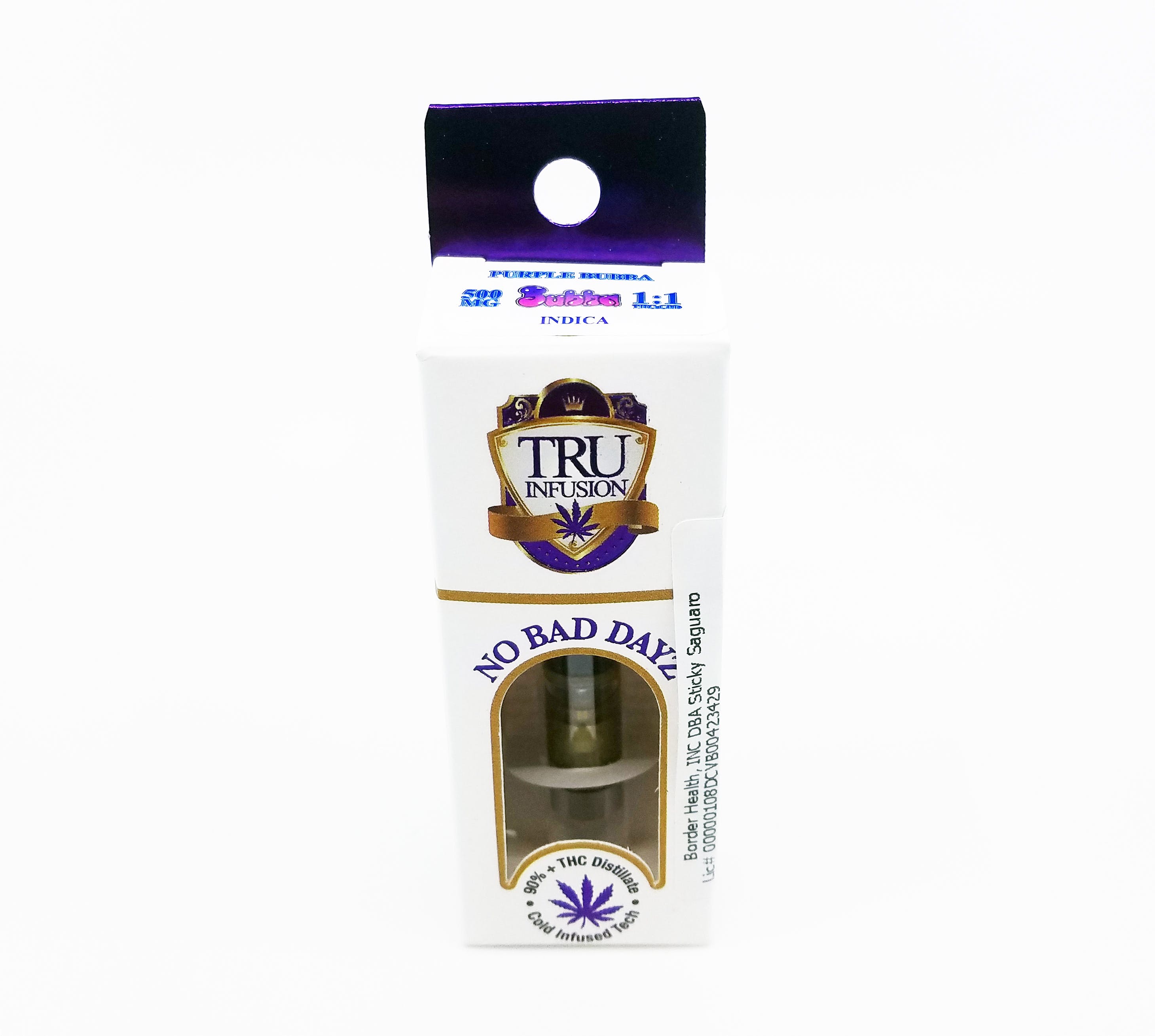 marijuana-dispensaries-12338-east-riggs-road-chandler-tru-infusion-11-purple-bubba-i-500mg-cartridge