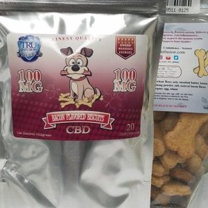 TRU Infusion Bacon Flavored Dog Biscuits (20 x 5mg) 100mg