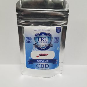 TRU Infusion CBD Gel Caps (30 day supply) 750mg