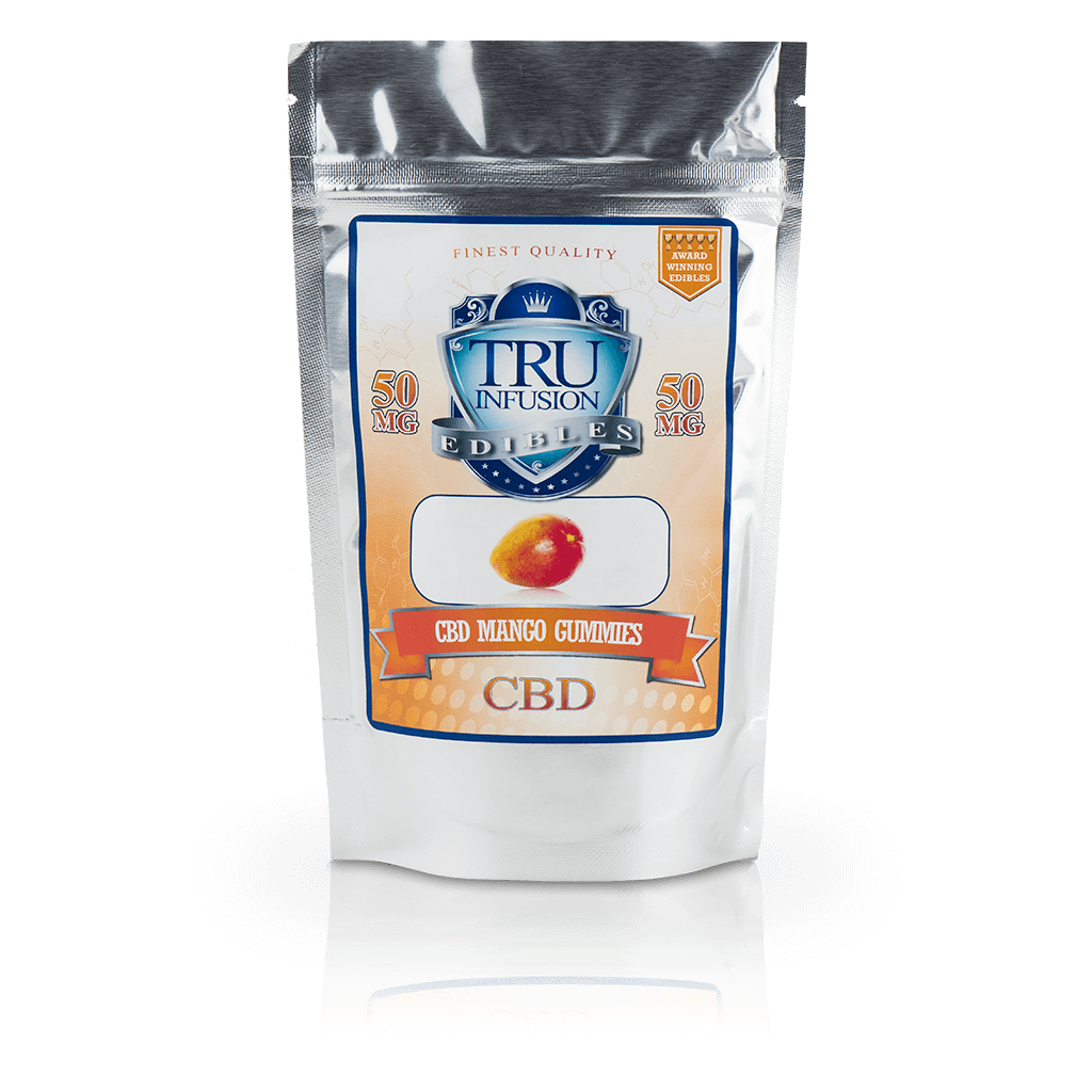 Tru-Infusion Mango Gummies 50mg CBD