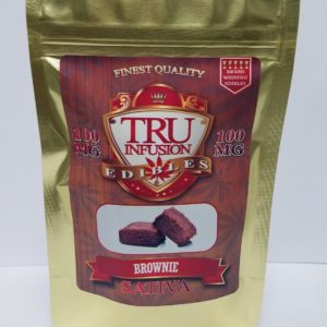 TRU Infusion THC Brownie Sativa 100mg