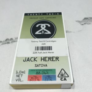 Twenty Two K Cartridges - Jack Herer